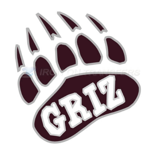 Montana Grizzlies Iron-on Stickers (Heat Transfers)NO.5170